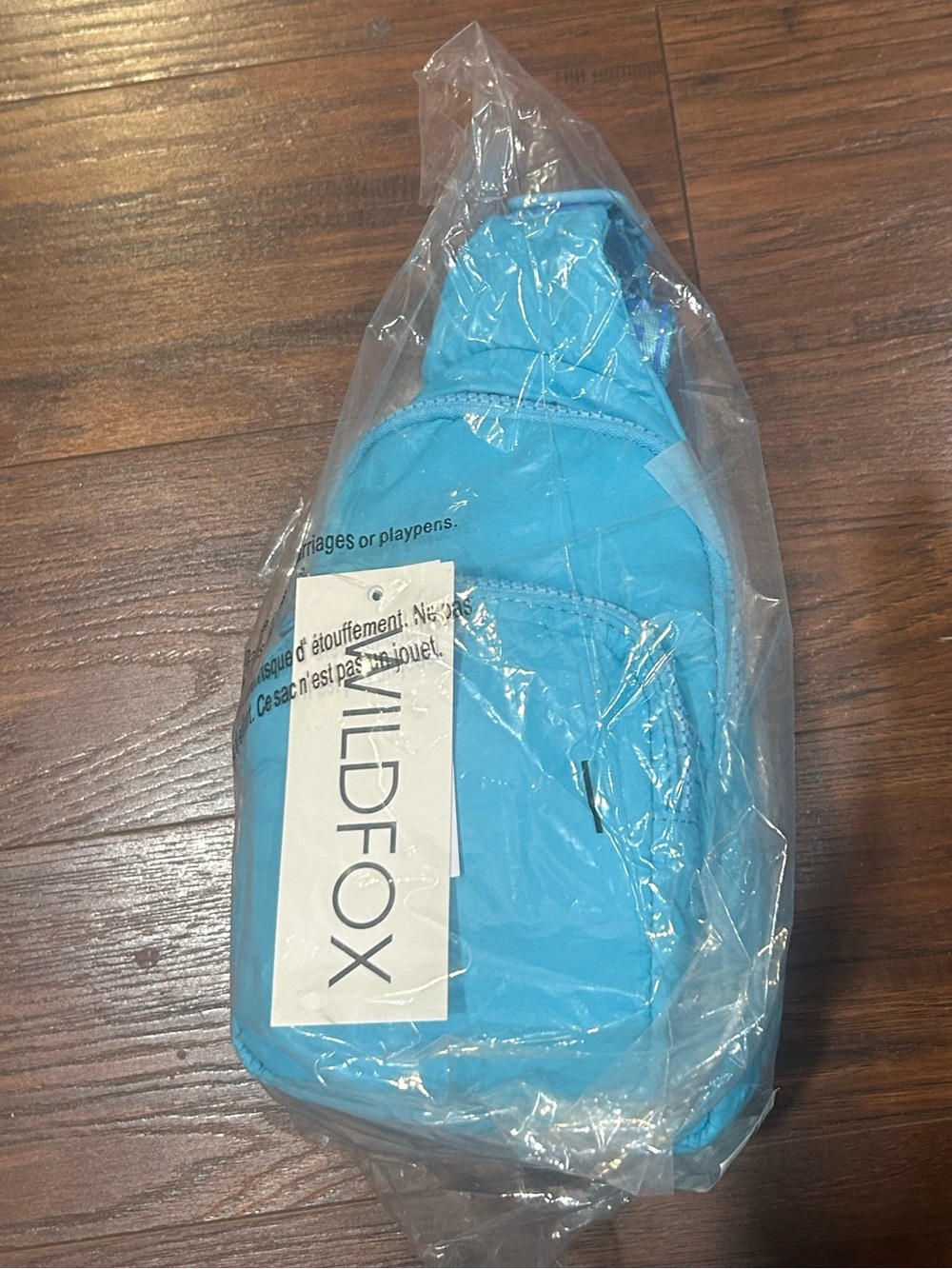 Wildfox Light Blue Sling Bag/Crossbody. NWT and in original packaging. Orig $78